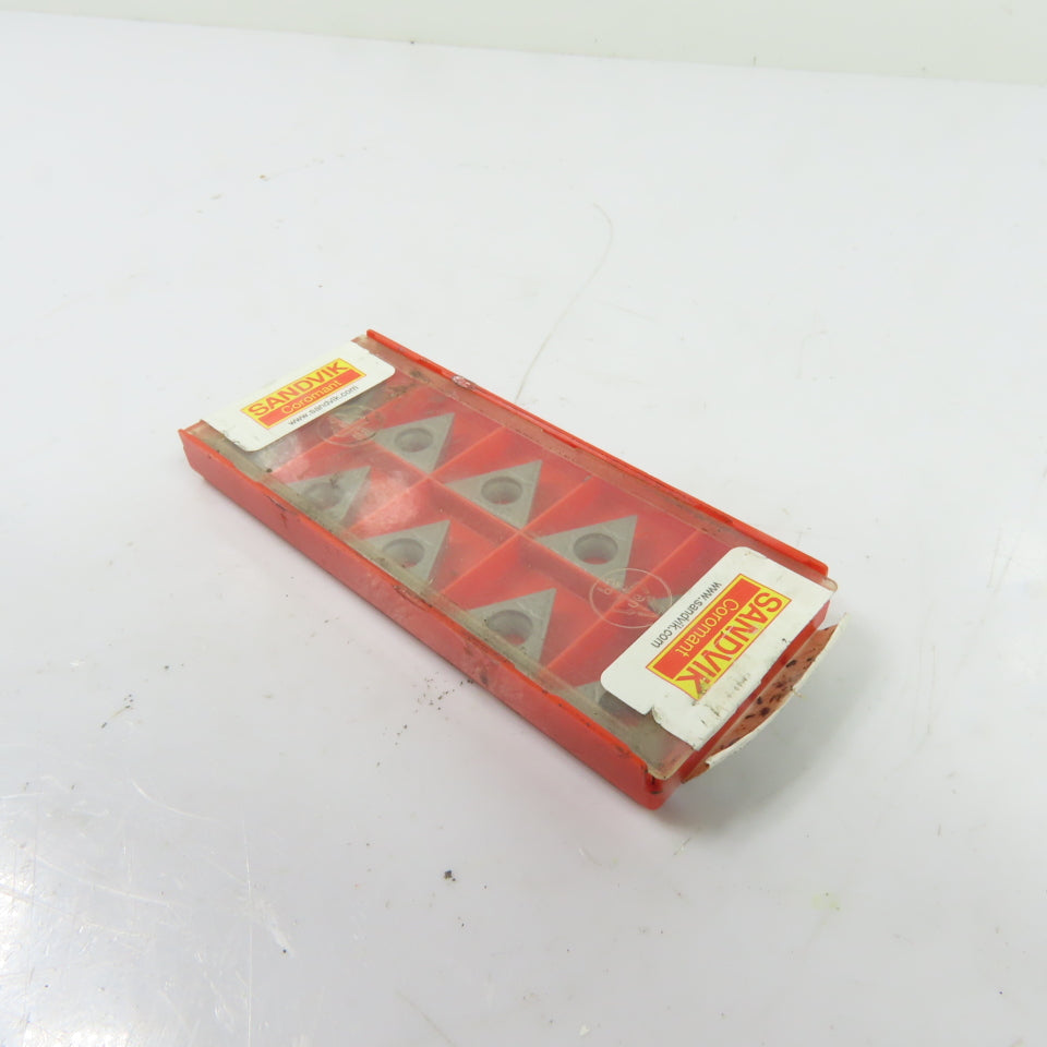Sandvik Coromant TCMT 16T304-KM H13A Carbide Turning Inserts Lot Of 10