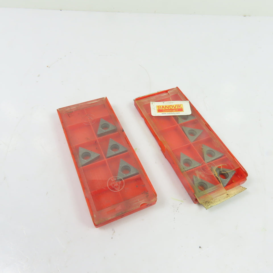 Sandvik Coromant TCMT 16T304-KM H13A Carbide Turning Inserts Lot Of 10
