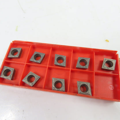 Sandvik CCMT 09T304-KM Carbide Turning Insert CCMT 3(2.5)1-KM Lot Of 9