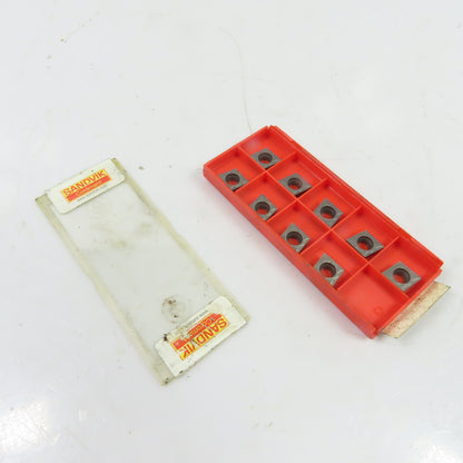 Sandvik CCMT 09T304-KM Carbide Turning Insert CCMT 3(2.5)1-KM Lot Of 9