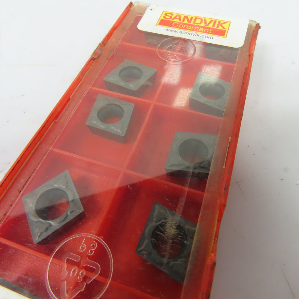 Sandvik CCMT 3(2.5)1-KM CCMT 09T304-KM Carbide Turning Insert Lot Of 10