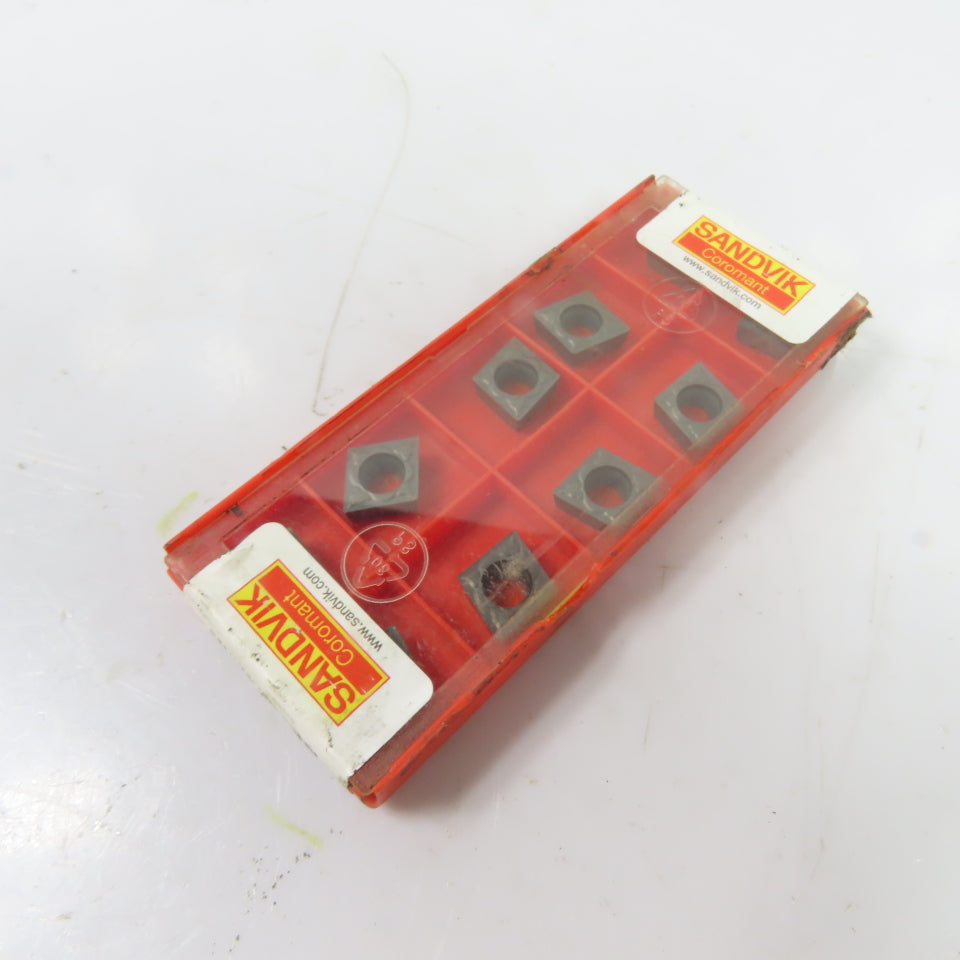 Sandvik CCMT 3(2.5)1-KM CCMT 09T304-KM Carbide Turning Insert Lot Of 10
