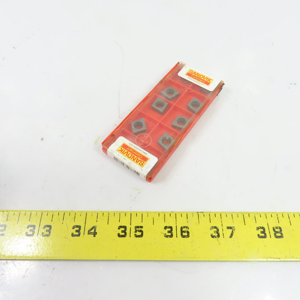 Sandvik CCMT 3(2.5)1-KM CCMT 09T304-KM Carbide Turning Insert Lot Of 10