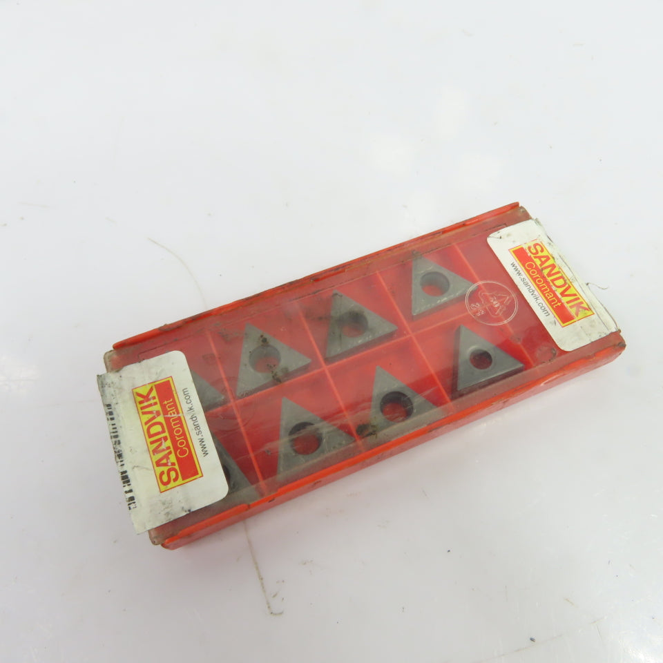 Sandvik TCMT 3(2.5)1-KM TCMT 16T3 04-KM H13A Carbide Turning Inserts Lot Of 8