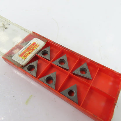 Sandvik TCMT 3(2.5)1-KM TCMT 16T3 04-KM H13A Carbide Turning Inserts Lot Of 8