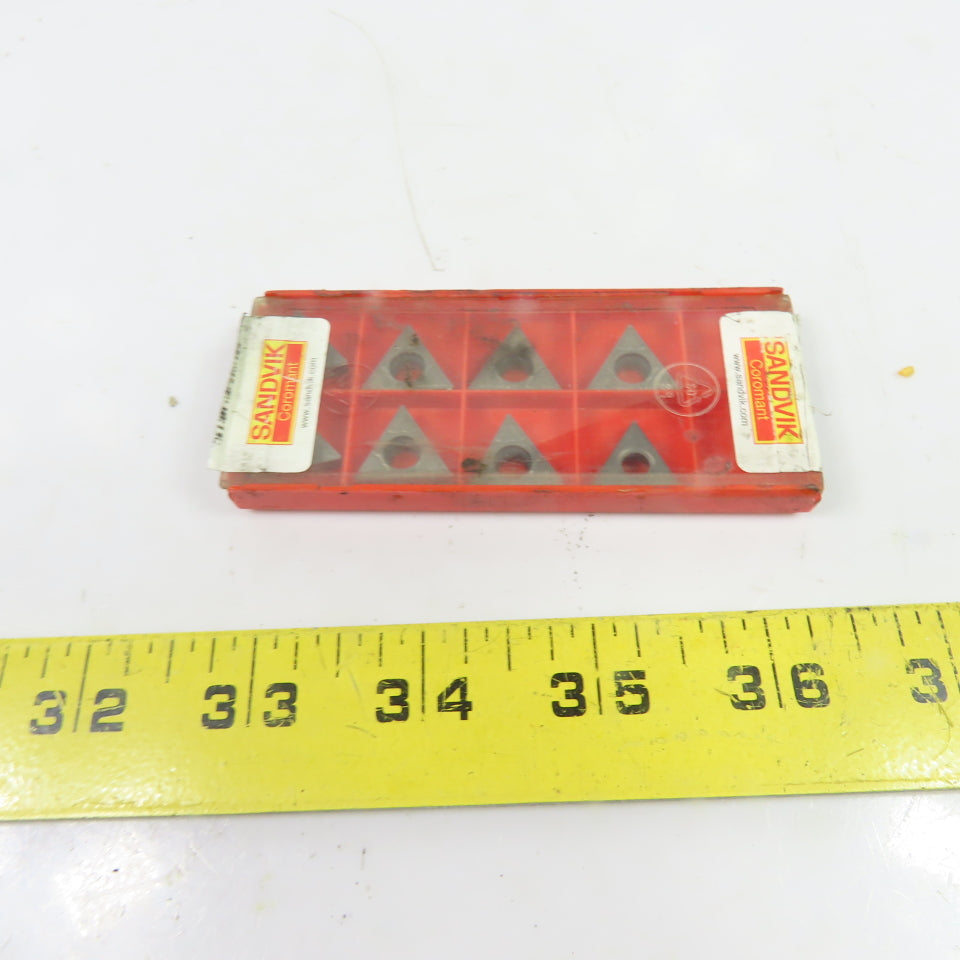 Sandvik TCMT 3(2.5)1-KM TCMT 16T3 04-KM H13A Carbide Turning Inserts Lot Of 8