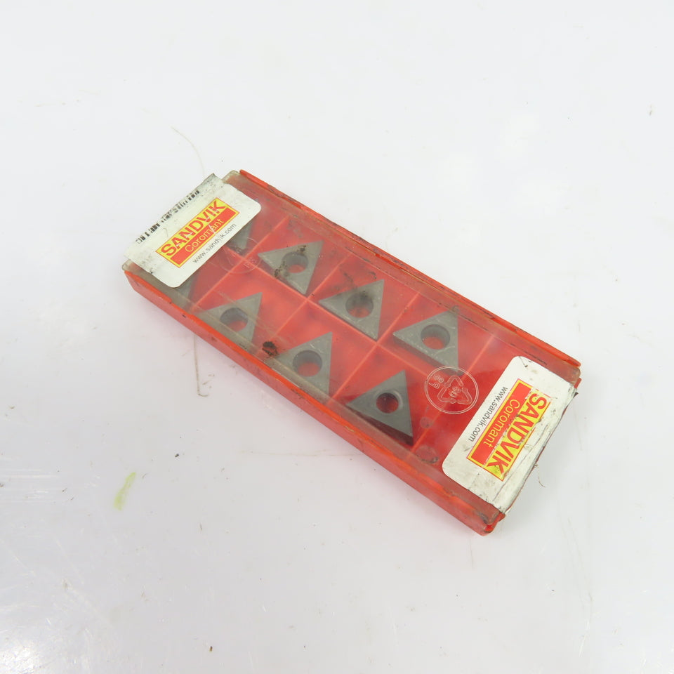 Sandvik TCMT 3(2.5)1-KM TCMT 16T3 04-KM H13A Carbide Turning Inserts Lot Of 8