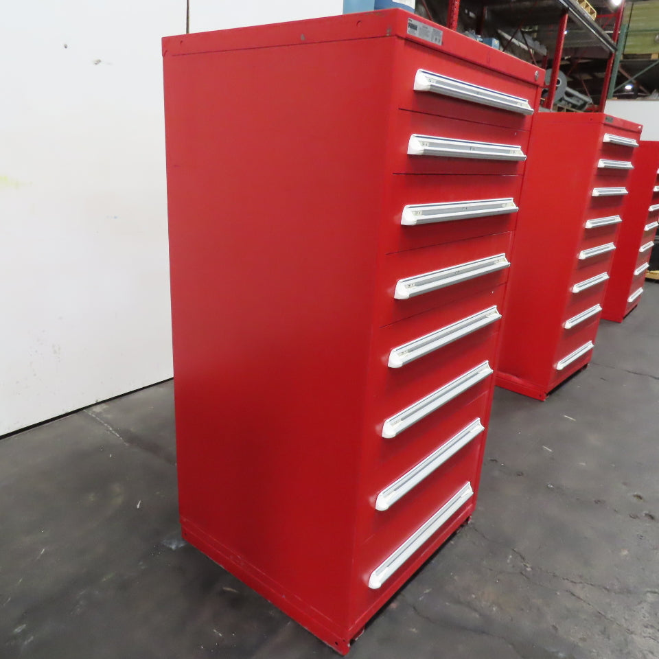 Vidmar 8 Drawer Small Parts Tool Storage Shop Cabinet 28" x 30" x 59"