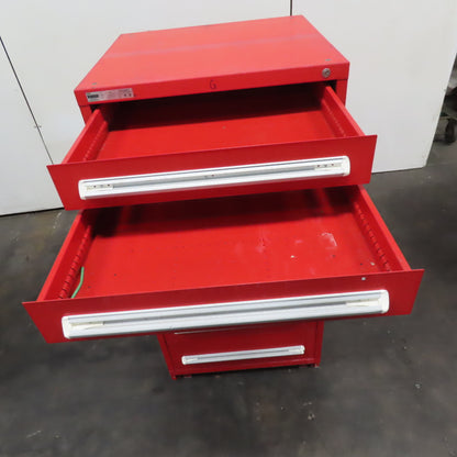 Vidmar 8 Drawer Small Parts Tool Storage Shop Cabinet 28" x 30" x 59"