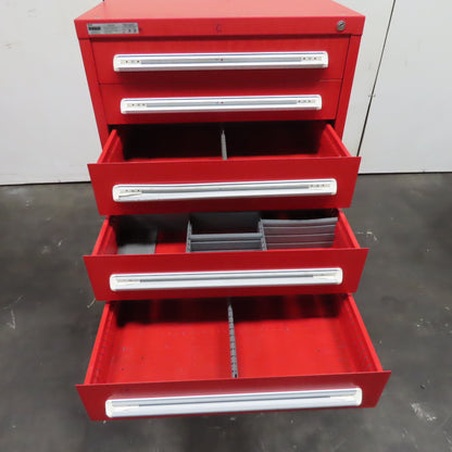 Vidmar 8 Drawer Small Parts Tool Storage Shop Cabinet 28" x 30" x 59"