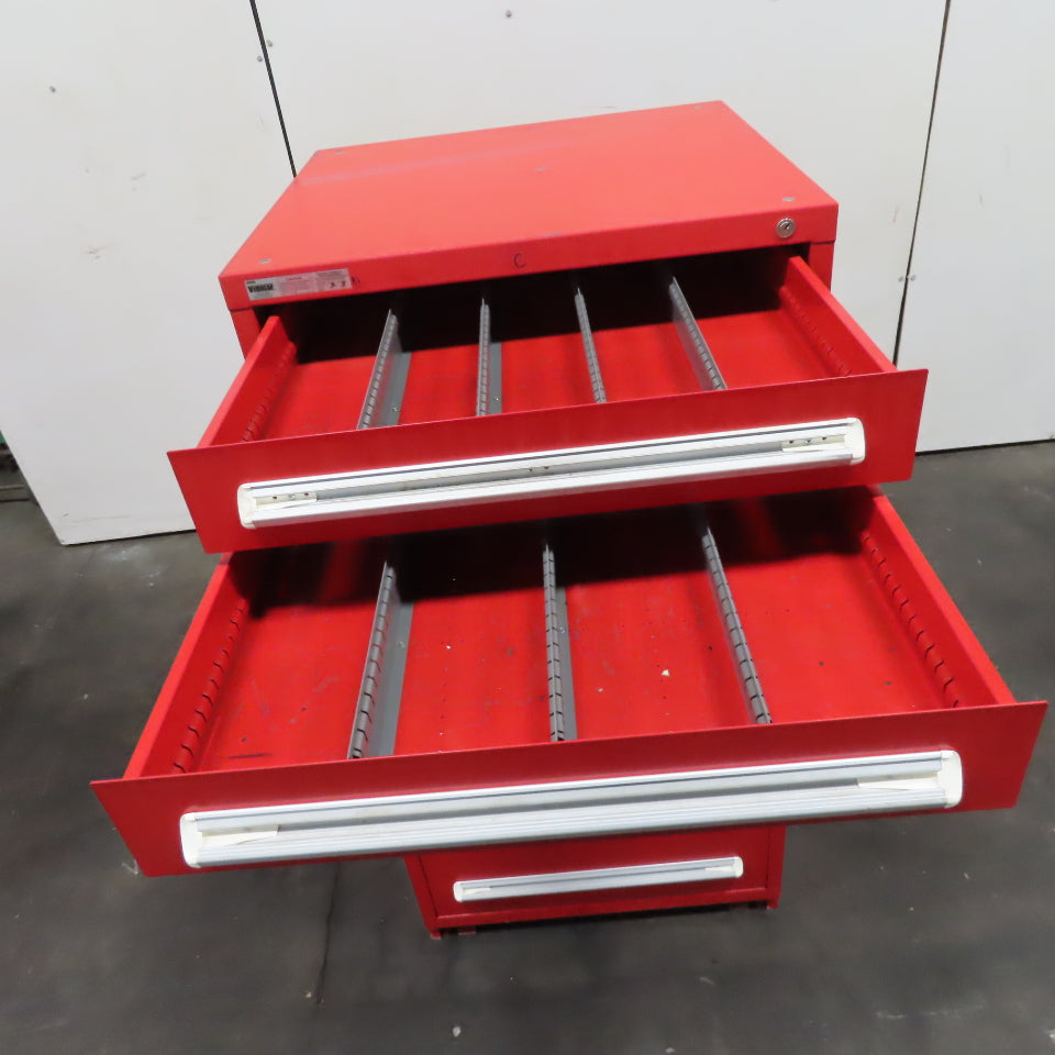 Vidmar 8 Drawer Small Parts Tool Storage Shop Cabinet 28" x 30" x 59"
