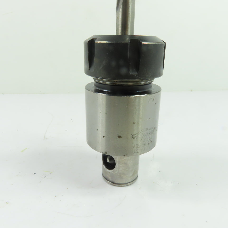 Komet A3314151 ABS50 ER32 Collet Tool Holder w/ Coolant Thru Twist Drill Bit