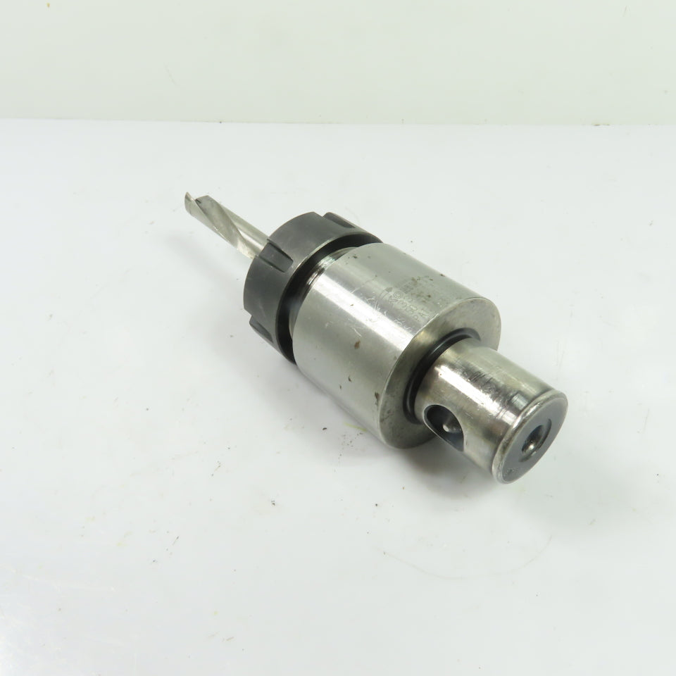 Komet A3314151 ABS50 ER32 Collet Tool Holder w/ Coolant Thru Twist Drill Bit