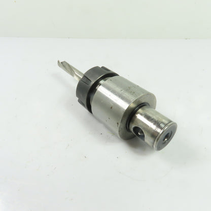 Komet A3314151 ABS50 ER32 Collet Tool Holder w/ Coolant Thru Twist Drill Bit