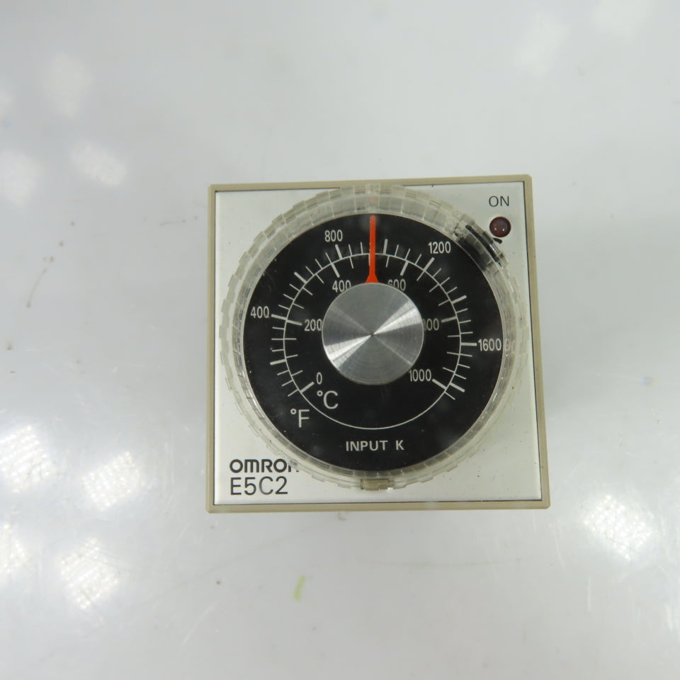 Omron E5C2-R20K Temperature Controller K-Type 0-1200°C 3A 250VAC
