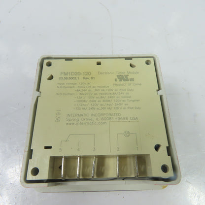 Intermatic FM1D20-120 24-Hour/7-Day Electronic Timer Module 120VAC