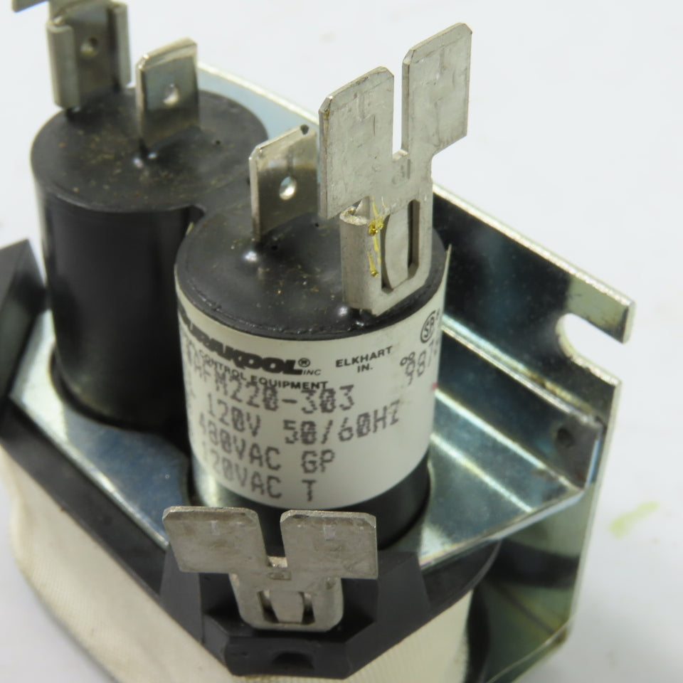 Durakool AFM220-303 2-Pole Displacement Relay 120V Coil 20A 480VAC