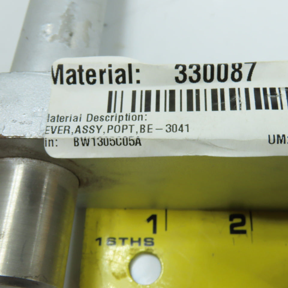 Clyde Bergemann 330087 BE-3041 Poppet Lever Assembly