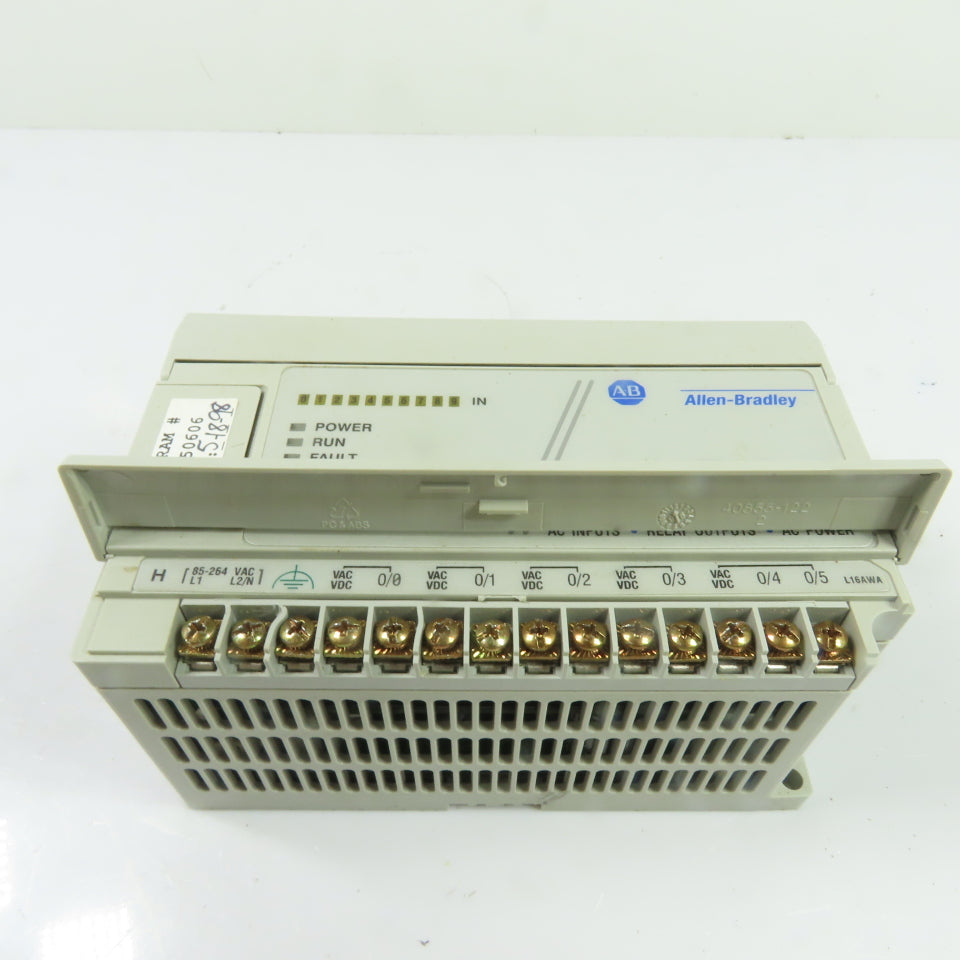 Allen-Bradley 1761-L16AWA Micrologix 1000 Controller Ser C (Broken Plastic)
