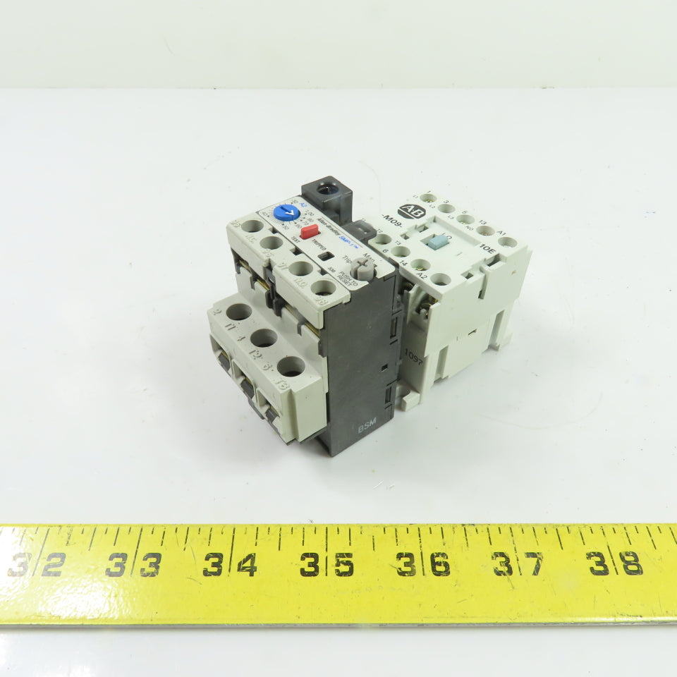 Allen-Bradley 100-M09N*3 9A 3-P Contactor w/ 193-A1C1 Overload Relay 110V Coil