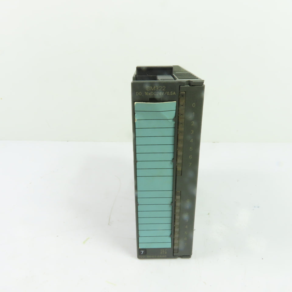 Siemens 6ES7 322-1BH01-0AA0 Simatic S7 16-Point Digital Output Module 24VDC 0.5A