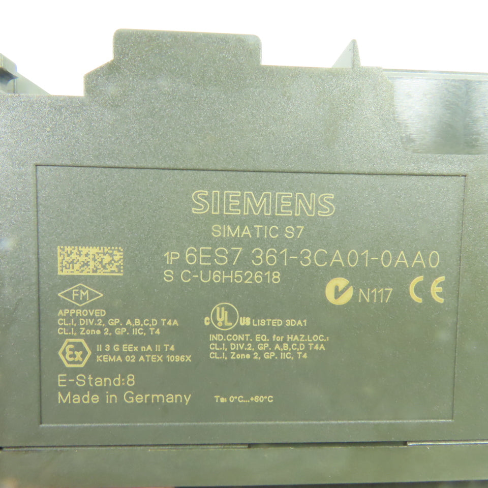 Siemens 6ES7361-3CA01-0AA0 Simatic S7 IM361 Interface Module 24VDC