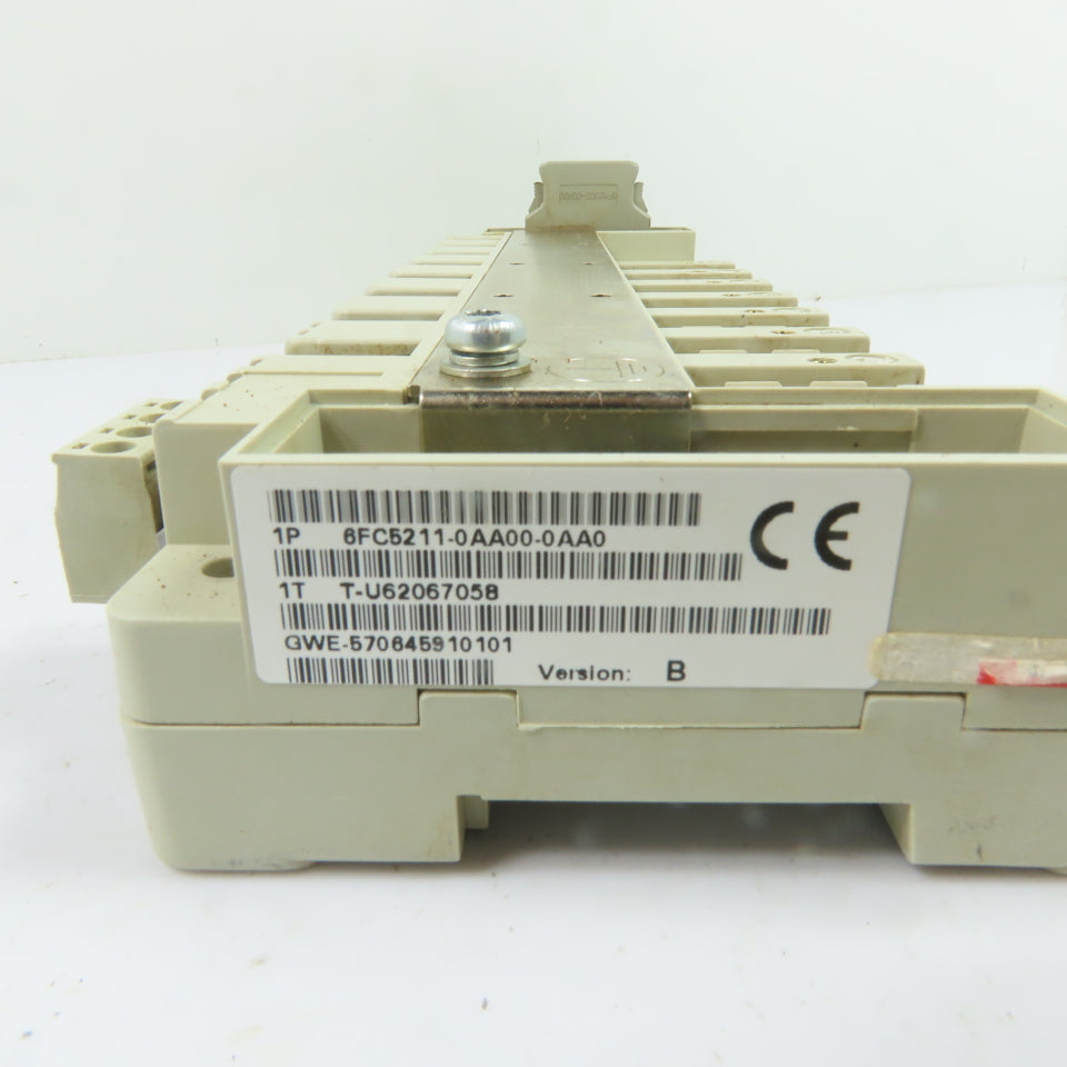 Siemens 6FC5211-0AA00-0AA0 8-Port Sinumerik PLC Slot Rack Module Version B