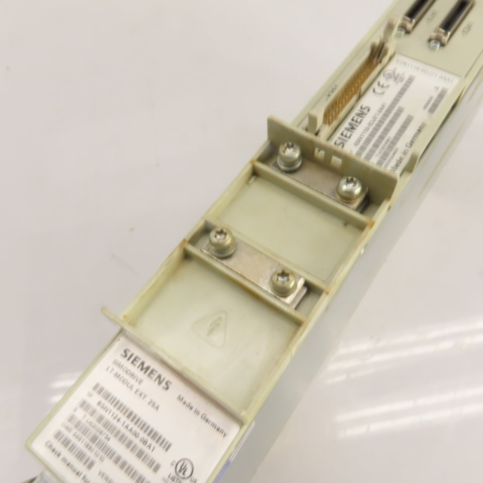 Siemens 6SN1118-0DJ21-0AA1 Simodrive Module W/ 6SN1124-1AA00-0BA1