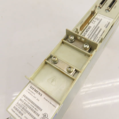 Siemens 6SN1118-0DJ21-0AA1 Simodrive Module W/ 6SN1124-1AA00-0BA1