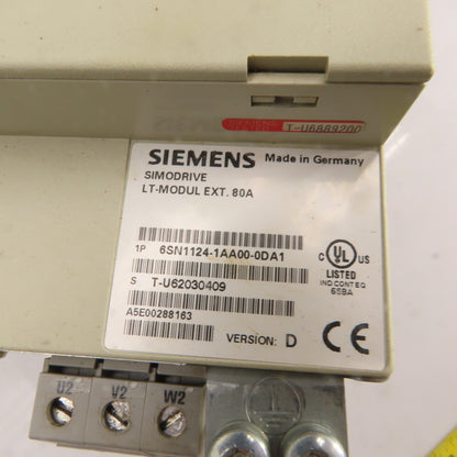 Siemens 6SN1118-0DJ21-0AA1 N/A Simodrive Module W/ 6SN1124-1AA00-0DA1