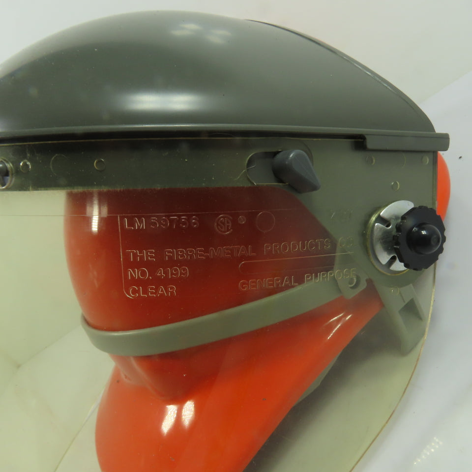 Fibre-Metal 4199 Hard Hat W/ Clear General Purpose Face Shield Combo