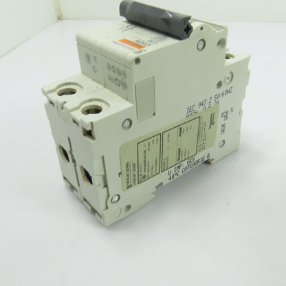Merlin Gerin 24338 C60N C20 20A 2-Pole Miniature Circuit Breaker 400V Lot Of 4