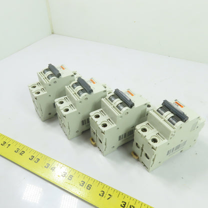 Merlin Gerin 24338 C60N C20 20A 2-Pole Miniature Circuit Breaker 400V Lot Of 4