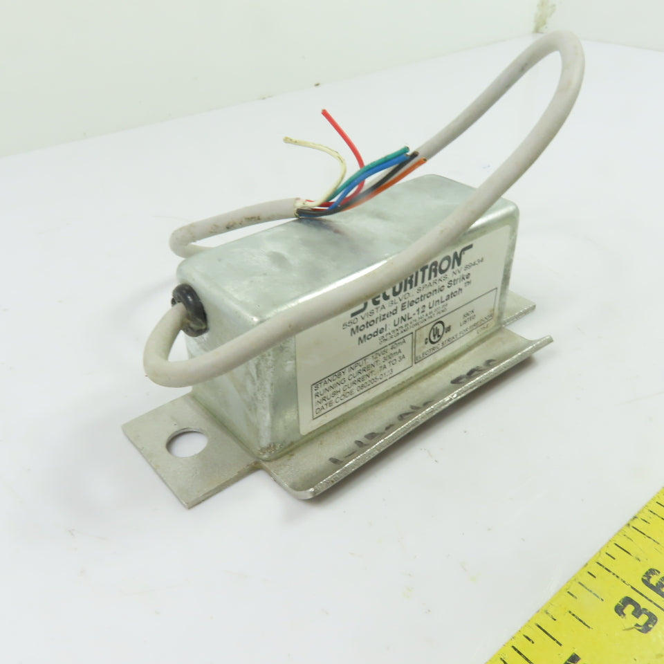 Securitron UNL-12 12VDC Motorized Electronic Strike