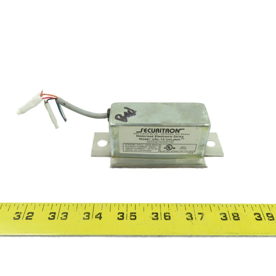 Securitron UNL-12 12VDC Motorized Electronic Strike