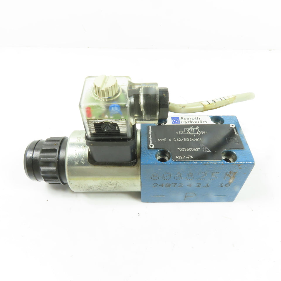 Rexroth R900550062 4WE 6 D62/EG24NK4 Hydraulic Directional Control Valve 24VDC