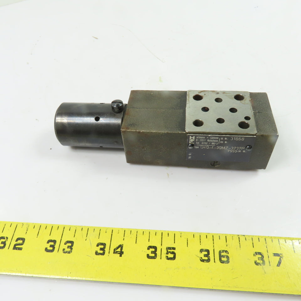 Hartmann + Lämmle D40-4-30MZ-3237P Hydraulic Pressure Regulator Valve