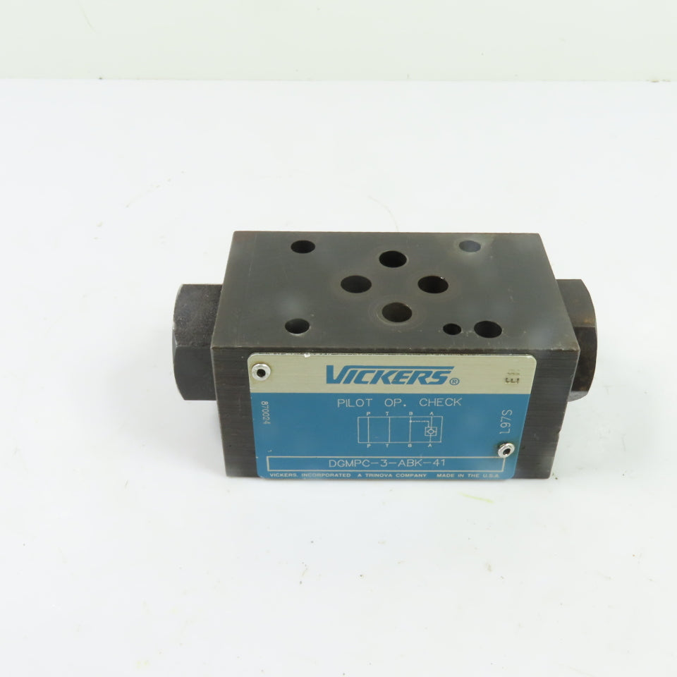 Vickers DGMPC-3-ABK-41 Hydraulic Check Valve 16GPM