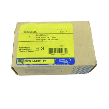 Square D 9007C62B2 2-Pole Side Rotary Limit Switch 600V