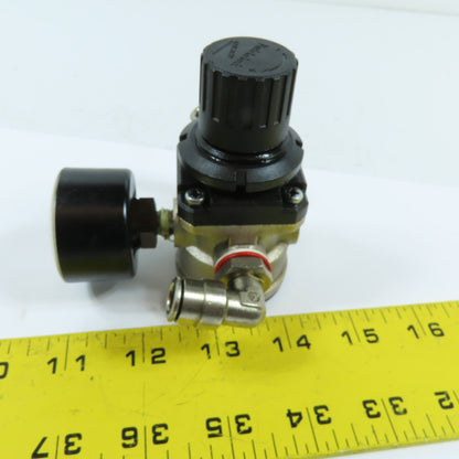 Camozzi N1204-R00 Self-Relieving Pneumatic Pressure Regulator w/ Gauge