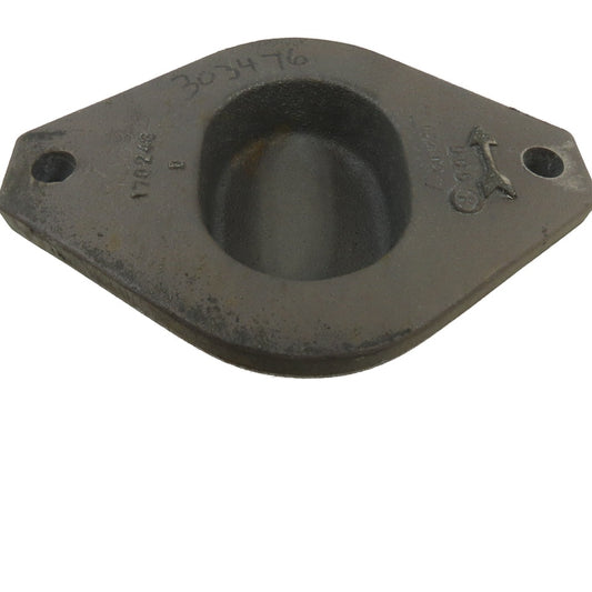 United Conveyor Corporation 170248 6" 90 Degree Cast Iron Handhole Plug Elbow