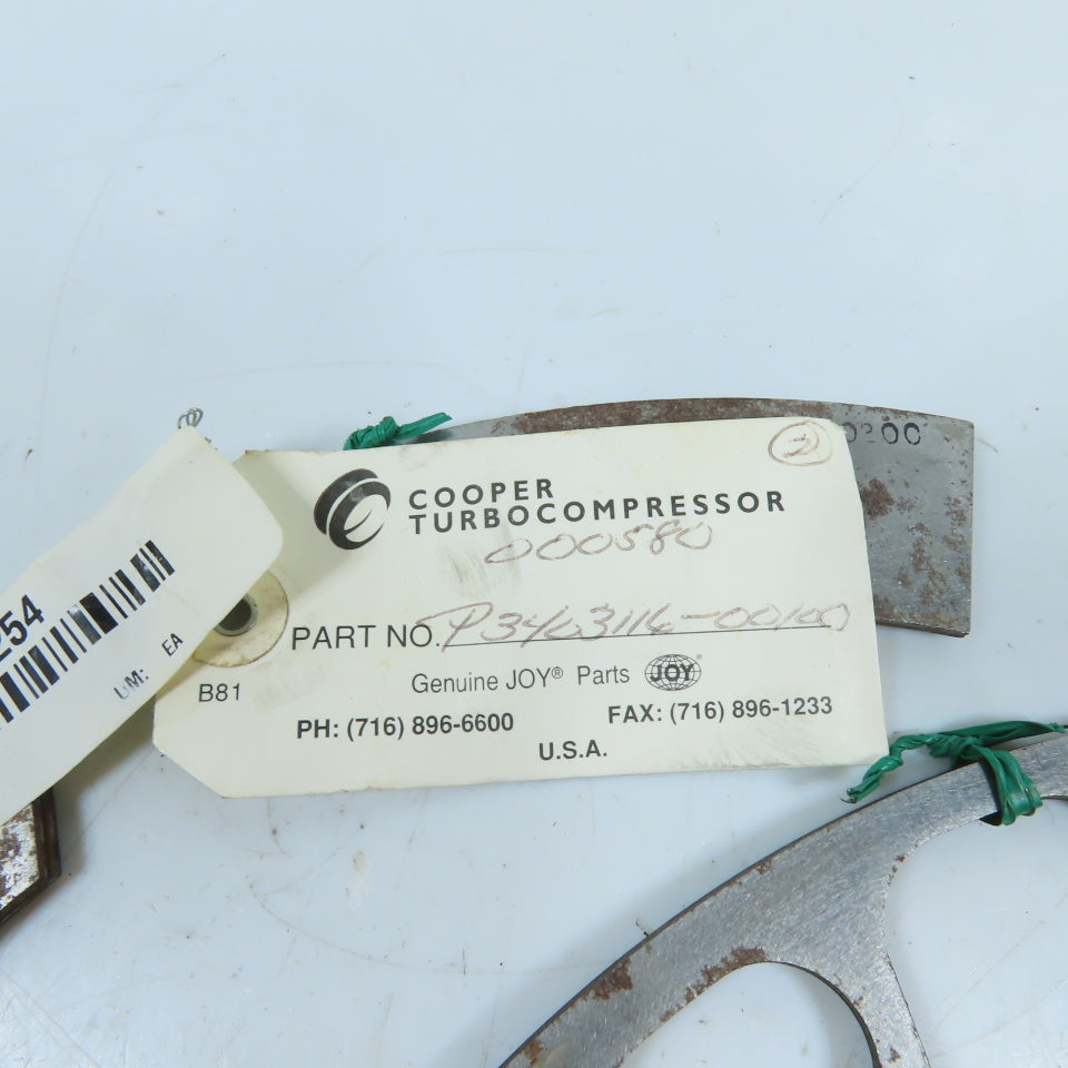 Joy P1403116-00100 Centrifugal Compressor Half Shim Lot Of 8