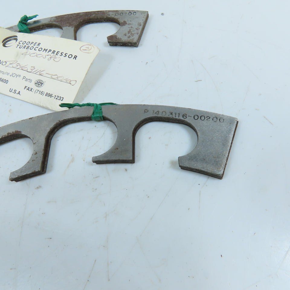 Joy P1403116-00100 Centrifugal Compressor Half Shim Lot Of 8