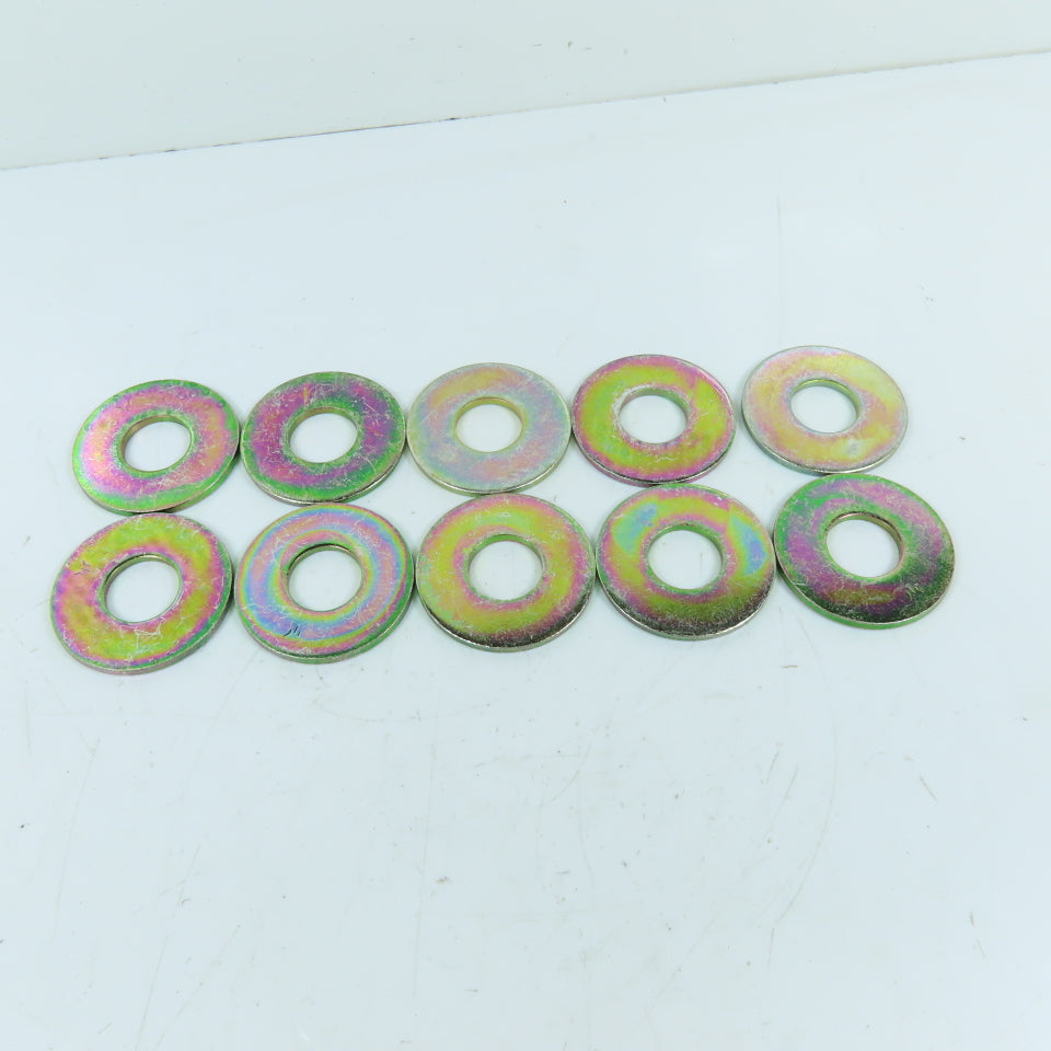 3/4" USS Flat Fender Washers Zinc Plated 2" OD Lot Of 10