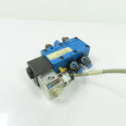 Rexroth PW27860-5 5/2 Single Solenoid Pneumatic Directional Control Valve 24VDC