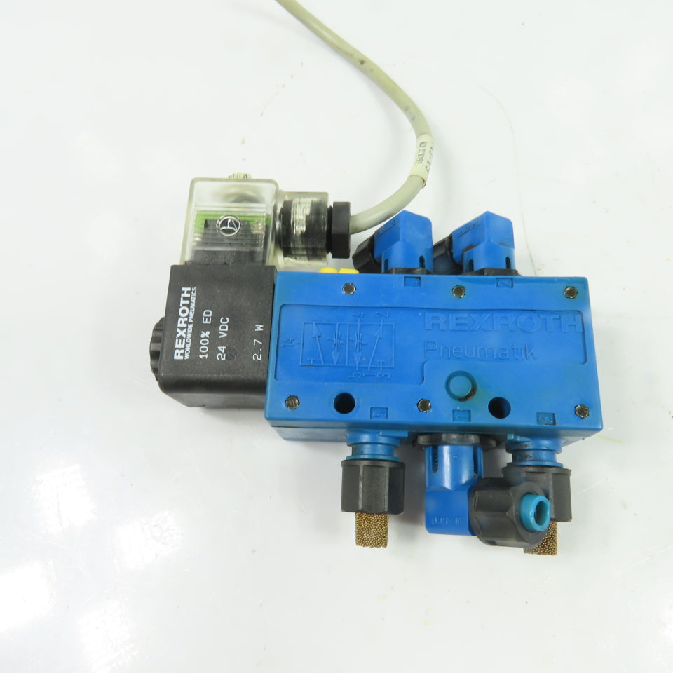 Rexroth PW27860-5 5/2 Single Solenoid Pneumatic Directional Control Valve 24VDC