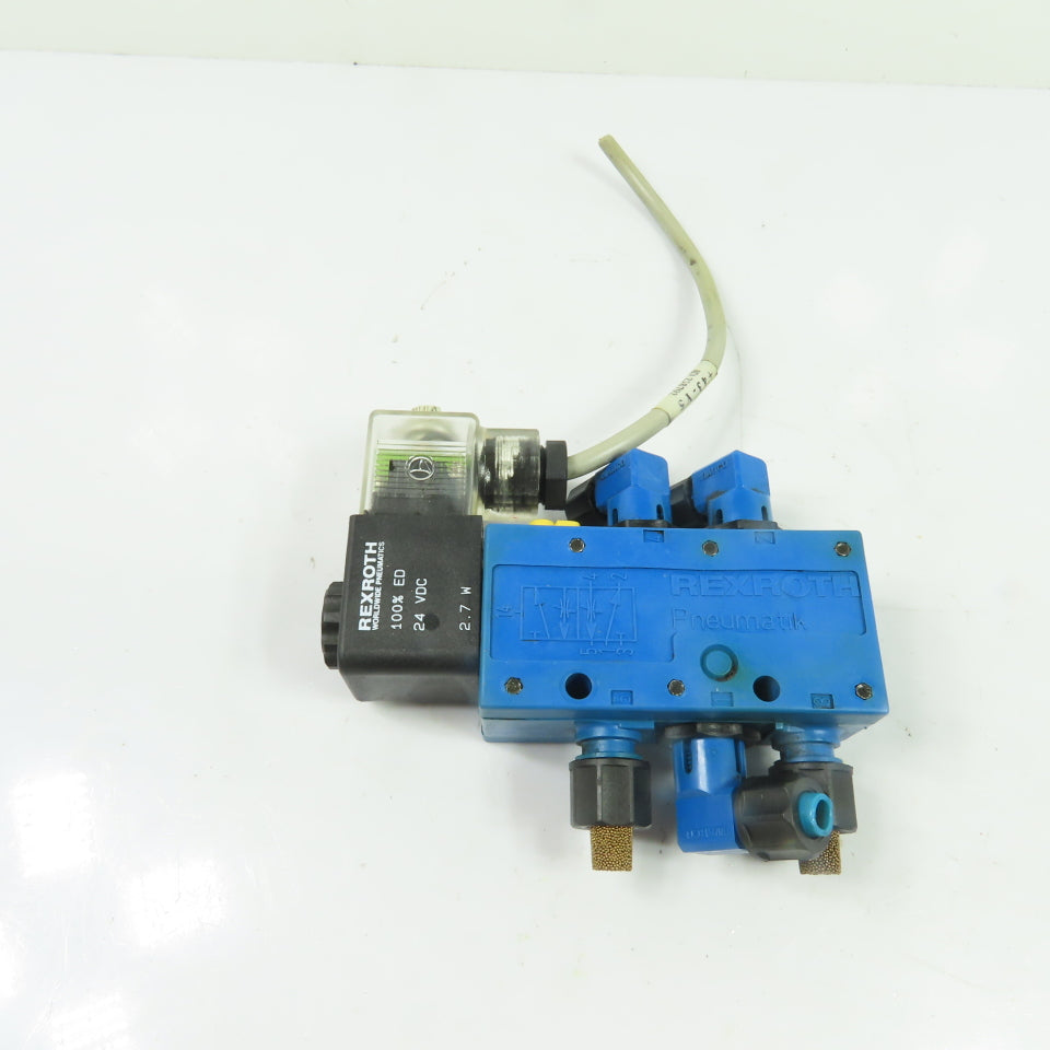 Rexroth PW27860-5 5/2 Single Solenoid Pneumatic Directional Control Valve 24VDC