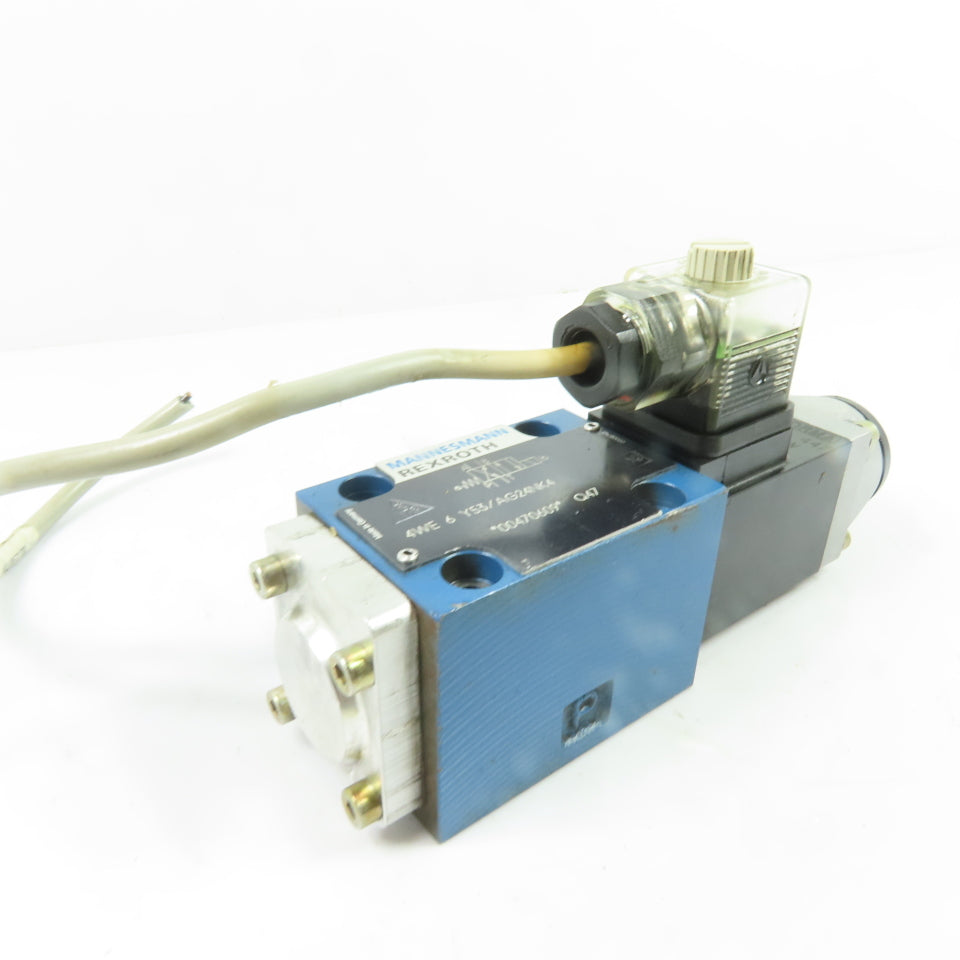 Mannesmann Rexroth 00470609 4WE 6 Y53/AG24NK4 Hydraulic Directional Valve 24VDC