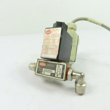 Herion 0150 9000800 Pneumatic Air Solenoid Valve 24VDC 8 Bar Max