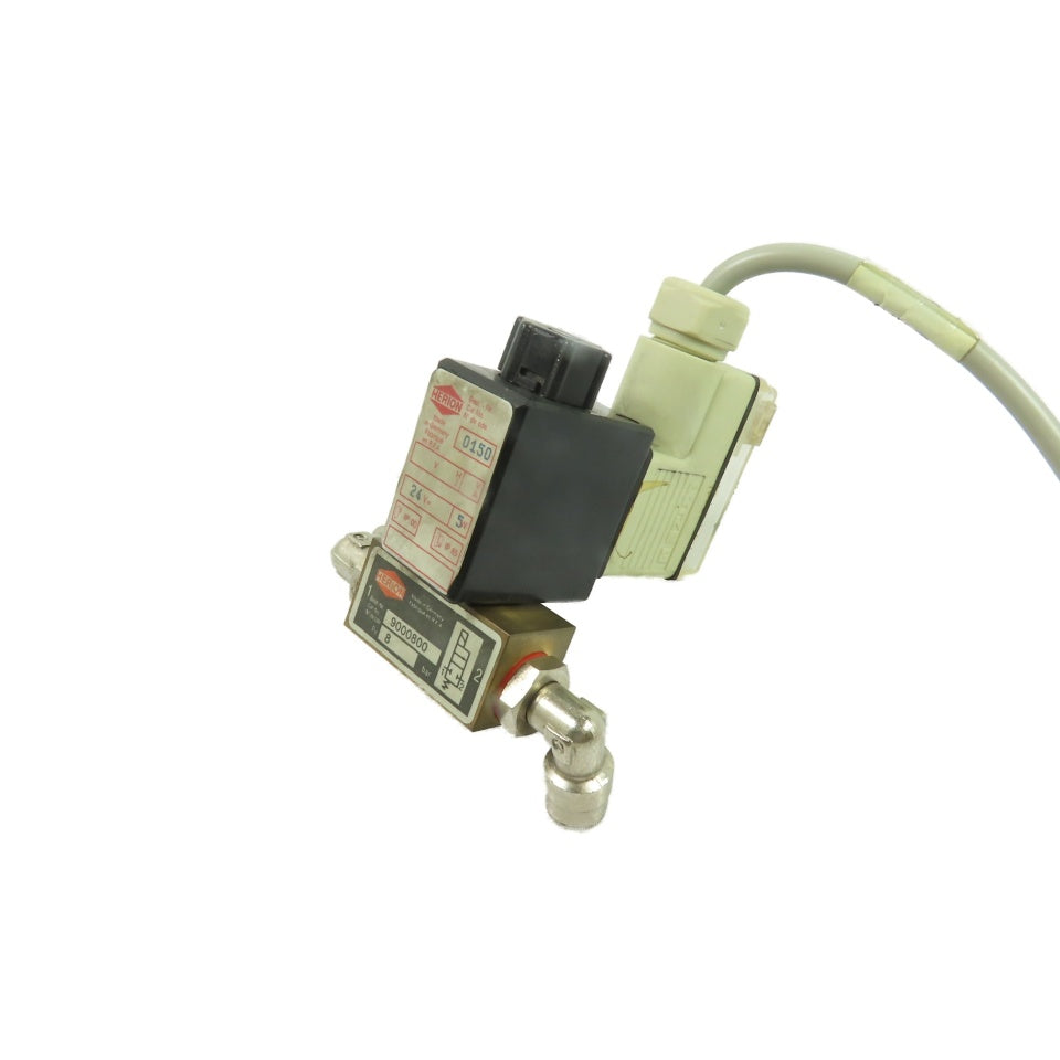 Herion 0150 9000800 Pneumatic Air Solenoid Valve 24VDC 8 Bar Max